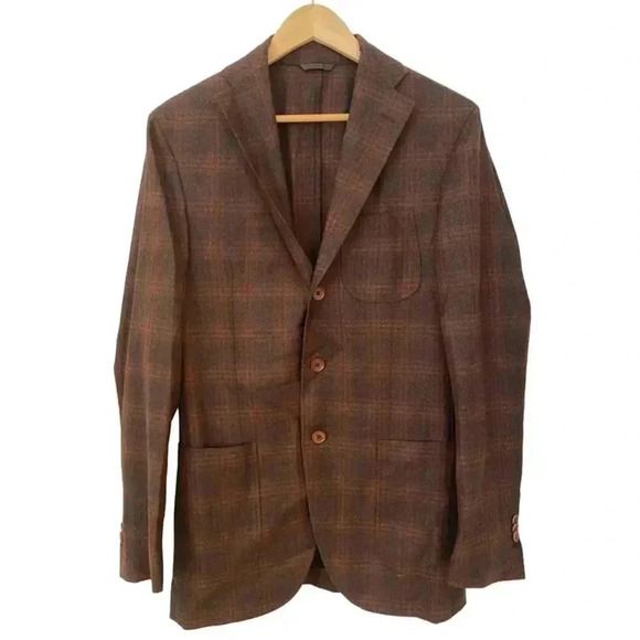 Eidos Napoli Mens 100% Wool Blazer Sports Coat